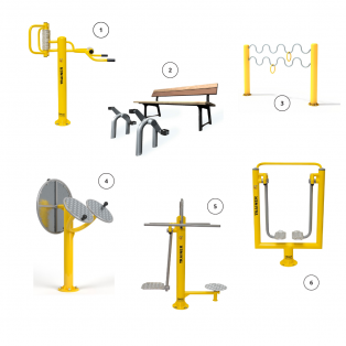 Outdoor Gym Equipment Set NR 4